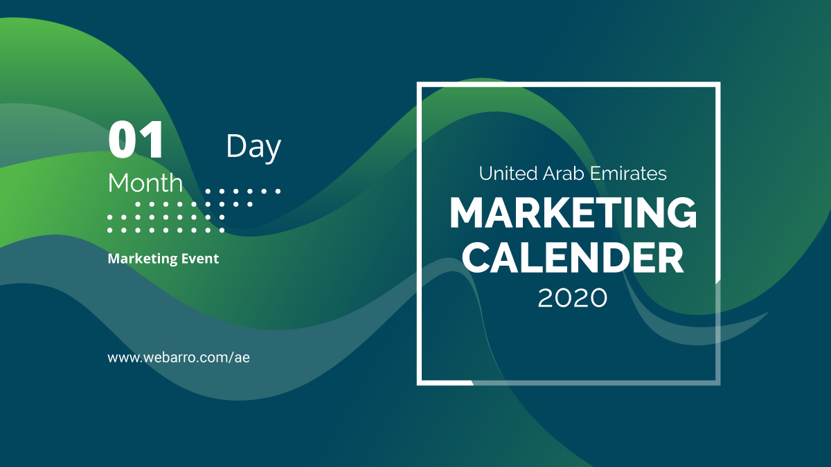 UAE Marketing Calendar 2020 (Infographic)