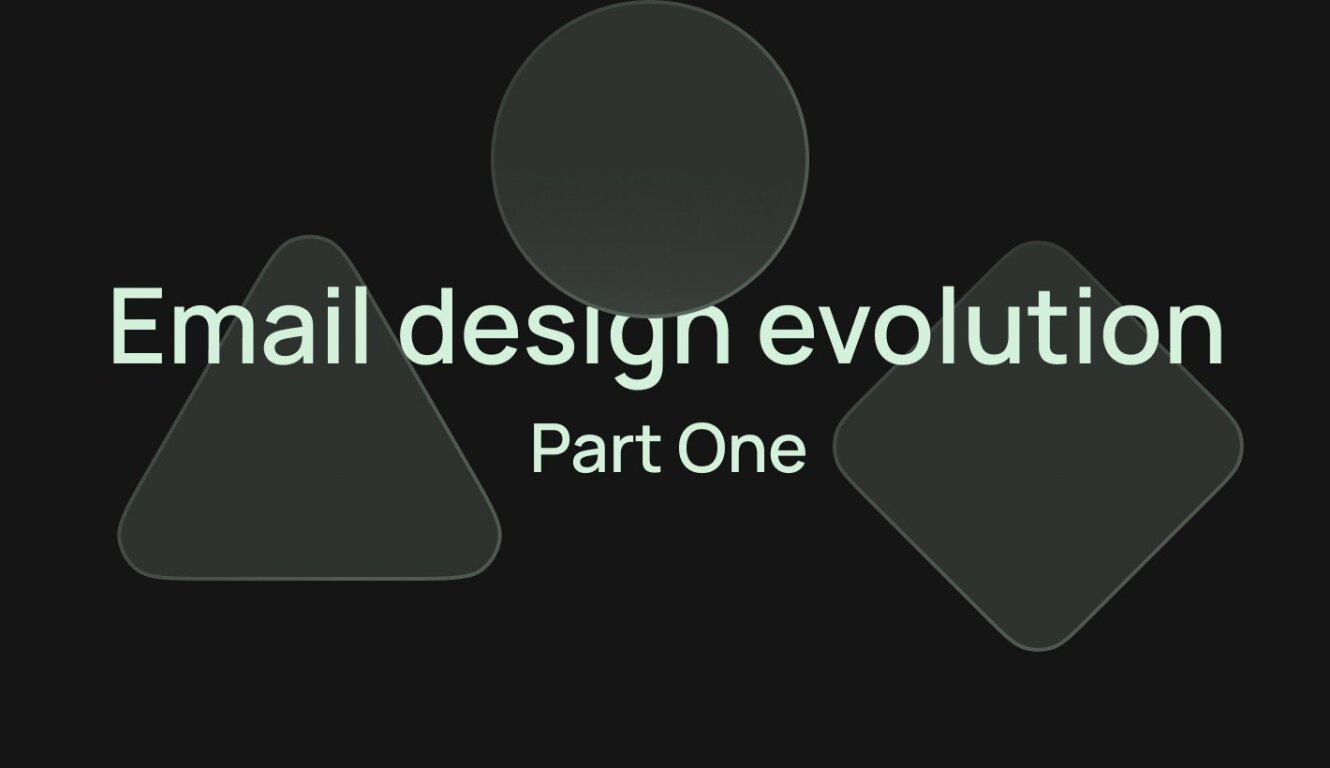 Email design evolution: From plain text to interactive emails