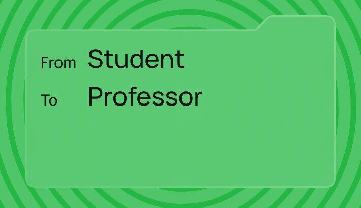 How to write a formal email to a professor