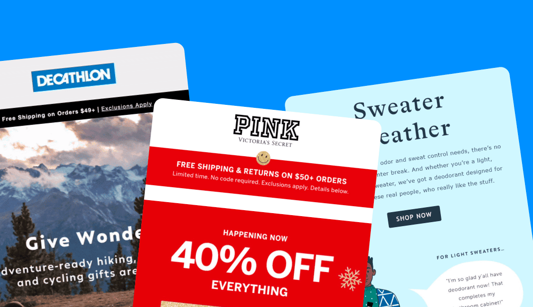 Stripo’s choice: Top 10 winter emails from our inbox